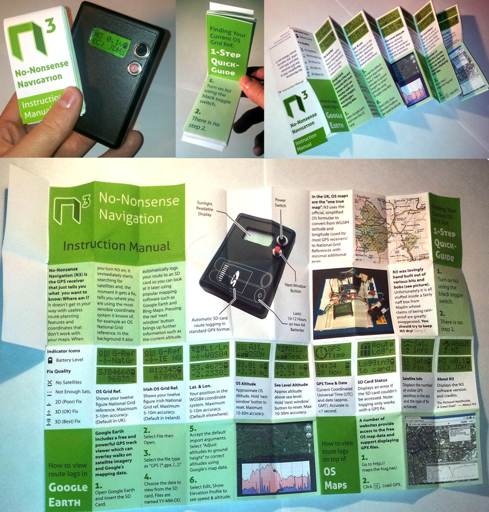 The n3 and its printed manual